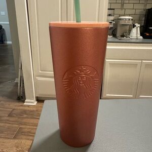 Starbucks Rose Gold Tumbler